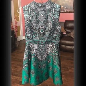 Beautiful Embellished Green Dress